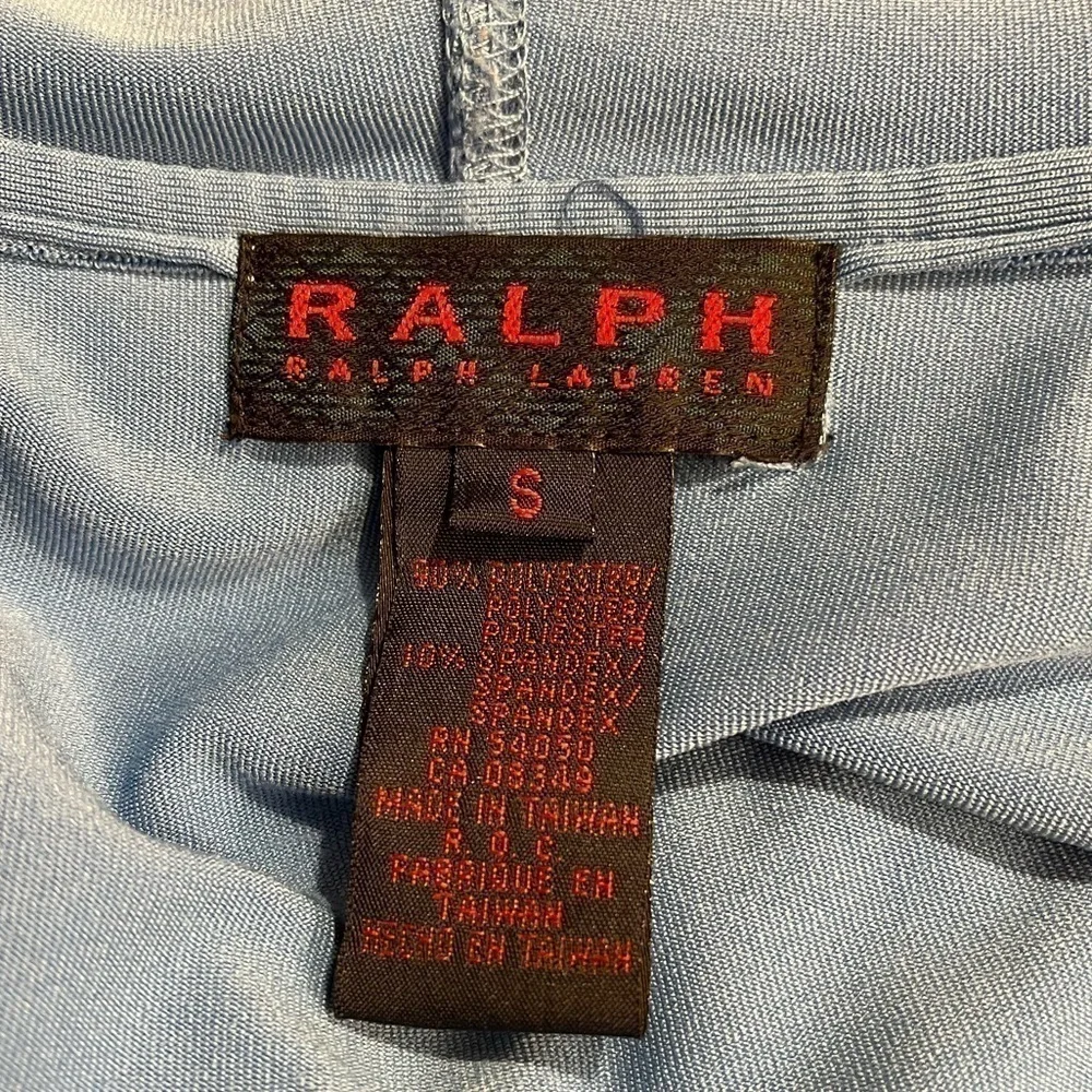Ralph Ralph Lauren Light Blue Zip Up Lightweight Jacket Sz S